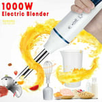 3in1 1000W Electric Hand Blender Food Mixer Grinder Fruit Whisk Egg Beater EU