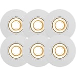 J&EL Alna Downlight Matt Hvit 6pk