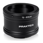 Praktica T2 Camera Lens Ring Adapter for Photography on Telescope/Spotting Scope to Canon EOS-M Mirrorless Cameras M2 M3 M5 M6 M10 M50 M100 M200