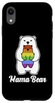 iPhone XR Mama Bear Rainbow Pride Gay Flag LGBT Mom Ally Women Gift Case