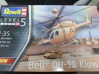 REVELL 1:35 Bell 0H - 58 Kiowa helicopter