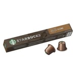 Starbucks Café long House Blend pour machine Nespresso - intensité : 8 paquet de 10 capsules