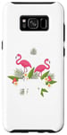 Galaxy S8+ Crazy Flamingo Shirt Crazy Bird Lady Flamingos Flamingo Lady Case