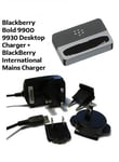 Genuine BlackBerry Bold 9900 Desktop Charging Pod Cradle Stand + Mains Charger