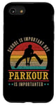 Coque pour iPhone SE (2020) / 7 / 8 Parkour est important Free Runner Retro Vintage