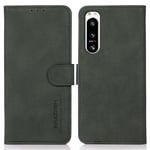 KHAZNEH Sony Xperia 5 IV 5G Anti-drop Wallet Fodral - Grönt
