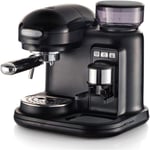 Ariete 1318B Moderna Espresso Machine, 15 Bar Pressure Pump, Barista Style Coffe