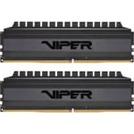 Patriot Viper 4 Blackout Ram-minne, DDR4, 16 GB, 4400 MHz, CL18 (PVB416G440C8K)