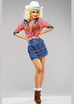Womens Dolly Parton Wild West Cowgirl Costume Small (UK 8-10)