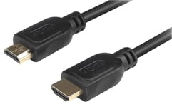 LMS DATA High Speed HDMI Lead Male to Male 24K Gold Connectors Retail Boxed 10m