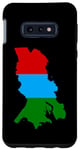 Coque pour Galaxy S10e Carte du drapeau de la Carélie, Russie