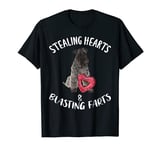 Stealing Hearts Blasting Farts Kerry Blue Terrier Valentines T-Shirt