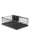 Kitchen Metal Dish Rack Drainer with Removable Drainboard