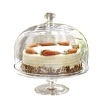 WSJ Pastry storage tray Glass Cake Stand Set, Large-capacity Food Fresh-keeping Cover for Household Sandwich Pastry Dome Bar Fruit Tray Glass Food Container Dried fruit tasting plate
