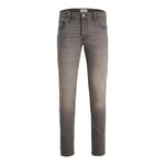 Jack & Jones Mens Grey Slim Fit Jeans Button Fly Denim Pants, Size- 28W to 36W