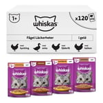 Whiskas 1+ Cat Poultry Selection in Jelly 120x85 g