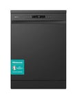 Hisense Hs622E90Buk 13-Place Freestanding Dishwasher - Black