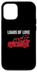 iPhone 14 Pro Loads Of Love Valentines Day Cute Pick Up Truck V-Day Case
