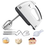 Electric Hand Mixer, 7 Speeds Turbo Handheld Mixer Egg Whisk with Egg Separator and 4 Stainless Steel Accessories for Home Easy Whipping, Mixing Cookies, Brownies, Cakes, Dough Batters