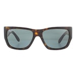 Square Tortoise Blue Sunglasses