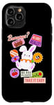 Coque pour iPhone 11 Pro Adorable lapin Take It Easy Cool