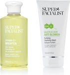 Super Facialist Double Cleanse Duo, Vitamin C+ Skin Renew Cleansing Oil, 200Ml a