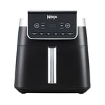 Ninja Air Fryer MAX PRO, 6.2L, Uses No Oil, Large Square Single Drawer, Roast, Bake, Air Fry, Family Size, Digital, Cook From Frozen, Non-Stick, Dishwasher Safe Basket & Crisper Plate, Grey, AF180UK