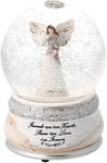 Pavilion Gift Company 82304 Elements Friends Angel Musical Waterglobe, 6-Inch/100mm, Inscription Friends Open Their Hearts Share Their Lives, Care Forever