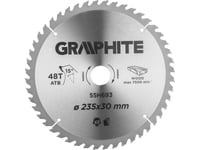 Cirkelsåg Graphite Graphite (Cirkelsåg, Bred, 235 X 30 Mm, 48 Tänder)