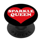 I Heart Sparkle Queen, I Love Sparkle Queen Custom PopSockets Swappable PopGrip