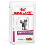 Ekonomipack: Royal Canin Veterinary Diet 48 x 85 - Renal Chicken (48 x 85 g)