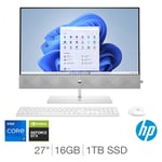HP Pavilion Desktop PC All In One, Intel Core i7, GTX 1650, 27-D1023NA