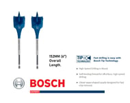 Bosch Expert Flat Bit SelfCut Speed Wood Drill Bits 32mm  1 Pair