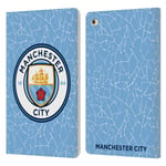Head Case Designs Officially Licensed Manchester City Man City FC Home 2020/21 Badge Kit Leather Book Wallet Case Cover Compatible With Apple iPad mini 4