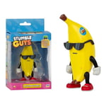 Bandai - Stumble Guys - Banana Guy - Figurine 11 cm avec Stickers - Personnage articulé - Figurine Jeu vidéo Stumble Guys - PMS6010B