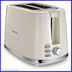 Morphy Richards Dimensions 2 Slice Cream Colour Toaster 220022 *NEW*