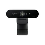 Logitech BRIO Webcam with 4K Ultra HD Video & HDR Black