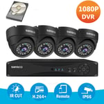 HD Full 1080P CCTV System 8CH DVR Home Outdoor Security Camera with Hard Drive