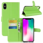 Apple iPhone XR PU Wallet Case Green