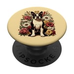 Boston Terrier vintage PopSockets PopGrip Interchangeable