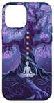 Chakra Méditation Arbre Nature Univers Éléments Coque pour iPhone 12 mini