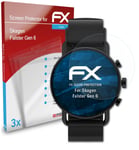 atFoliX 3x Screen Protector for Skagen Falster Gen 6 clear