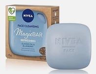 3 x 75g Nivea Face Cleansing Magic Bar Refreshing Almond Oil & Blueberrry