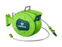 Verto 15G891, Vegg-montert Hjul, Automatisk, Grønn, Plast, Vegg-montert, Polyvinylklorid (PVC)