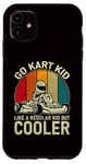 Coque pour iPhone 11 Go Kart Kid comme un enfant ordinaire mais plus cool