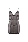 Cottelli Collection Little Black Dress with Lace Sexy Lingerie for Women