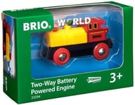 BRIO World Two Way Battery Powered Engine Train for Kids Age 3 Years Up - Compa