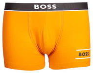 BOSS Men's Trunk 24 Logo Boxer Shorts, Bright Orange821, L