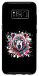 Galaxy S8 Polar Bear Head | Animal Portrait Popart Colorful Case