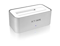 Icy Box IB-111StU3-WH Station d'accueil pour Disque Dur 2.5" et 3.5'' SATA USB 3.0